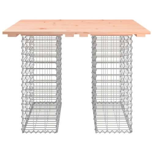 Vrtna klupa s gabionskim dizajnom 100x102x72 cm drvo duglazije - Prirodni douglas 102 x 100 x 72 cm 1 Cijena