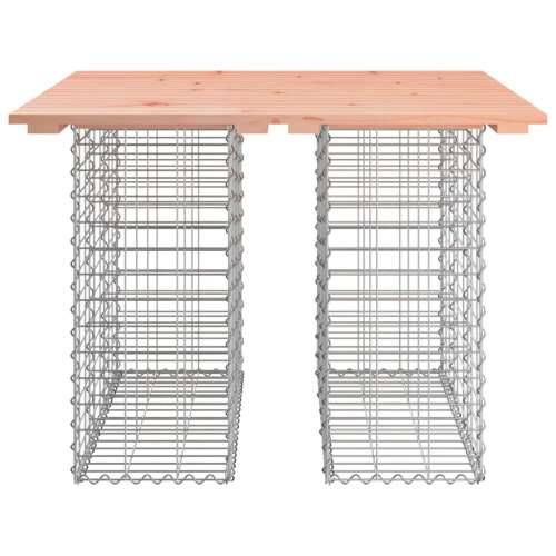 Vrtna klupa s gabionskim dizajnom 100x102x72 cm drvo duglazije - Prirodni douglas 100 x 102 x 72 cm 1 Cijena