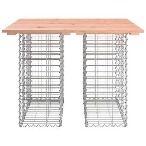 Vrtna klupa s gabionskim dizajnom 100x102x72 cm drvo duglazije - Prirodni douglas 100 x 102 x 72 cm 1 Cijena