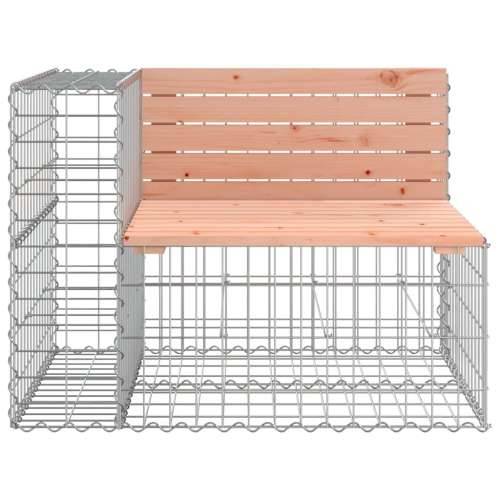 Vrtna klupa s gabionskim dizajnom 92x71x65,5 cm drvo duglazije - Prirodni douglas 92 x 71 x 65.5 cm 1 Cijena