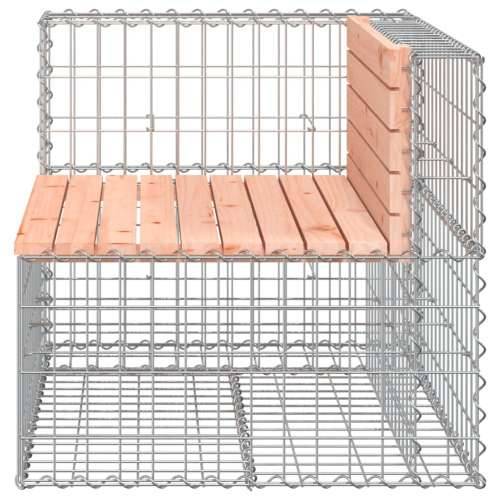 Vrtna klupa s gabionskim dizajnom 92x71x65,5 cm drvo duglazije - Prirodni douglas 92 x 71 x 65.5 cm 1 Cijena