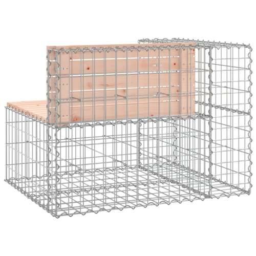 Vrtna klupa s gabionskim dizajnom 92x71x65,5 cm drvo duglazije - Prirodni douglas 92 x 71 x 65.5 cm 1 Cijena