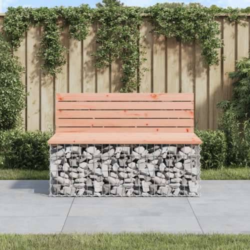 Vrtna klupa s gabionskim dizajnom 103x70x65 cm drvo duglazije - Prirodni douglas 103 x 70 x 65 cm 1 Cijena