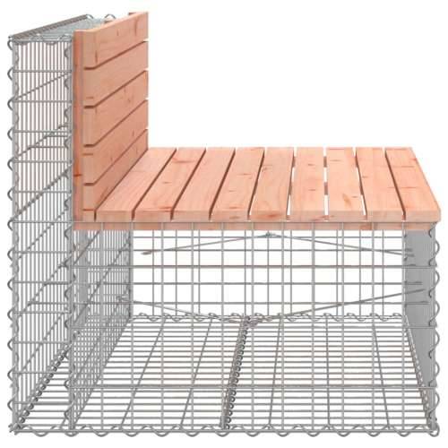 Vrtna klupa s gabionskim dizajnom 103x70x65 cm drvo duglazije - Prirodni douglas 103 x 70 x 65 cm 1 Cijena
