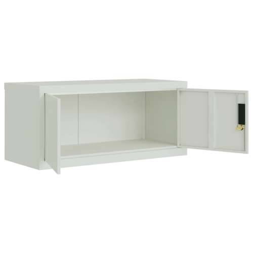 Ormarić za spise svjetlosivi 90 x 40 x 130 cm čelični - Svjetlosiva 90 x 40 x 130 cm 1 Cijena