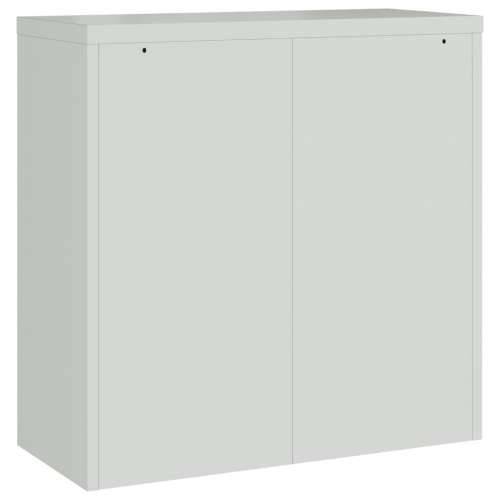 Ormarić za spise svjetlosivi 90 x 40 x 130 cm čelični - Svjetlosiva 90 x 40 x 130 cm 1 Cijena