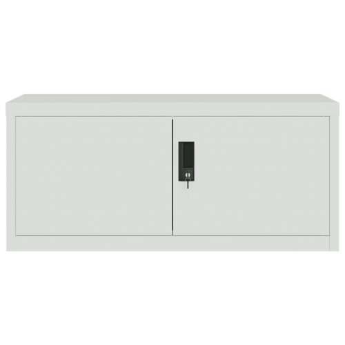 Ormarić za spise svjetlosivi 90 x 40 x 220 cm čelični - Svjetlosiva 90 x 40 x 220 cm 1 Cijena