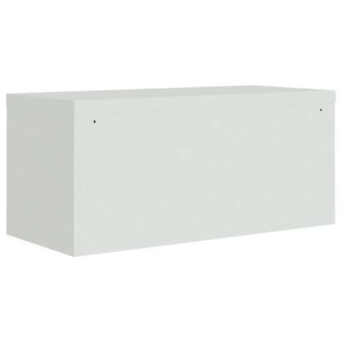 Ormarić za spise svjetlosivi 90 x 40 x 220 cm čelični - Svjetlosiva 90 x 40 x 220 cm 1 Cijena