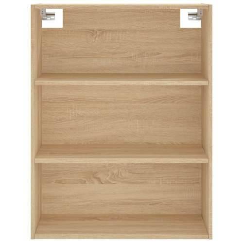 Visoka komoda hrasta sonome 69,5x34x180cm od konstruiranog drva - sonoma hrast 1 2 vrata 2 ladice Cijena