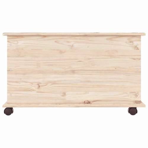 Škrinja s kotačima ALTA 73x39,5x43 cm od masivne borovine - Prirodna 1 Cijena