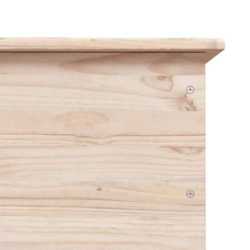 Škrinja s kotačima ALTA 73x39,5x43 cm od masivne borovine - Prirodna 1 Cijena