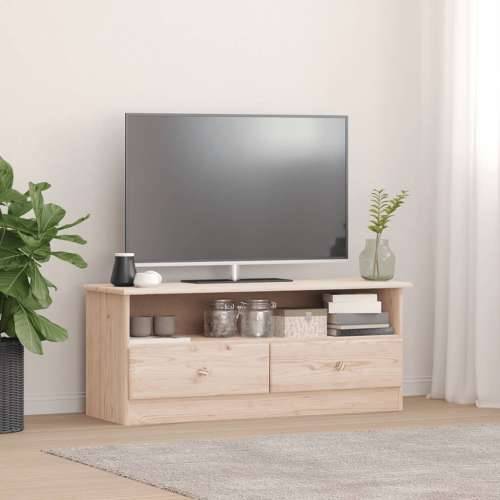 TV ormarić s ladicama ALTA 100 x 35 x 41 cm od masivne borovine - Prirodna 1 Cijena