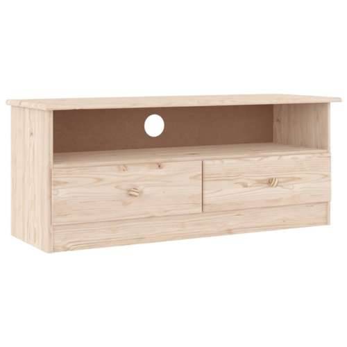 TV ormarić s ladicama ALTA 100 x 35 x 41 cm od masivne borovine - Prirodna 1 Cijena