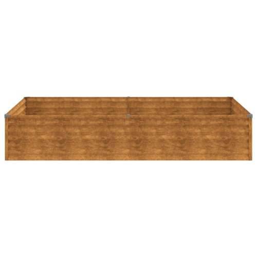 Povišena gredica - Vrtna gredica 195 x 100 x 36 cm od čelika COR-TEN - 195 x 100 x 36 cm 1 Cijena