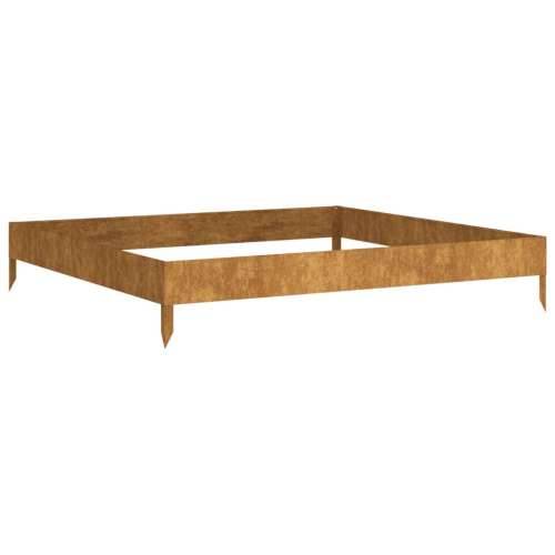 Povišena gredica - Vrtna gredica 100 x 100 x 18,5 cm od čelika COR-TEN - Otporni čelik / smeđa 100 x 100 x 18.5 cm 1 Čelik COR-T Cijena