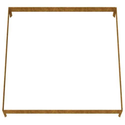 Povišena gredica - Vrtna gredica 100 x 100 x 18,5 cm od čelika COR-TEN - Otporni čelik / smeđa 100 x 100 x 18.5 cm 1 Čelik COR-T Cijena