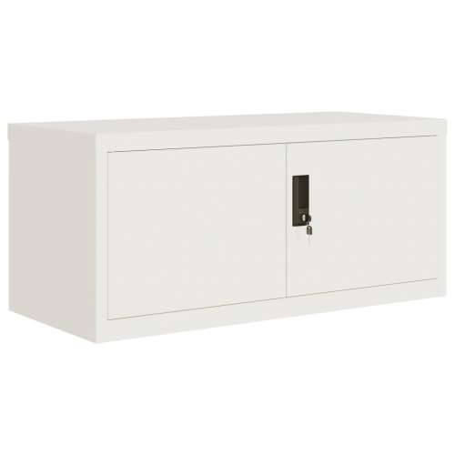 Ormarić za spise bijeli 90 x 40 x 220 cm čelični - Bijela 90 x 40 x 220 cm 1 Cijena