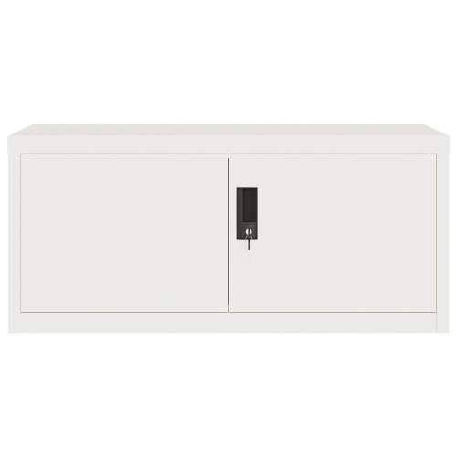 Ormarić za spise bijeli 90 x 40 x 220 cm čelični - Bijela 90 x 40 x 220 cm 1 Cijena