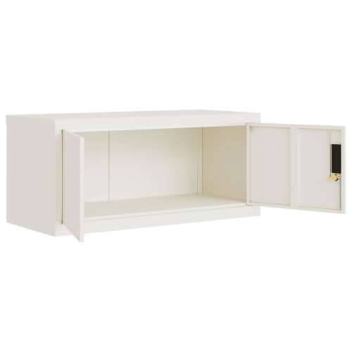 Ormarić za spise bijeli 90 x 40 x 220 cm čelični - Bijela 90 x 40 x 220 cm 1 Cijena