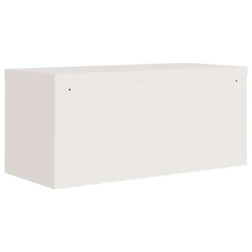 Ormarić za spise bijeli 90 x 40 x 220 cm čelični - Bijela 90 x 40 x 220 cm 1 Cijena