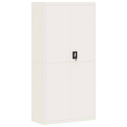 Ormarić za spise bijeli 90 x 40 x 220 cm čelični - Bijela 90 x 40 x 220 cm 1 Cijena