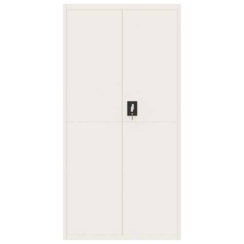Ormarić za spise bijeli 90 x 40 x 220 cm čelični - Bijela 90 x 40 x 220 cm 1 Cijena