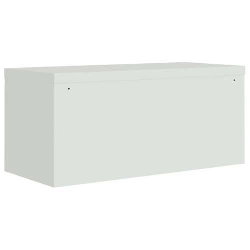 Ormarić za spise svjetlosivi 90 x 40 x 110 cm čelični - Svjetlosiva 90 x 40 x 110 cm 1 Cijena