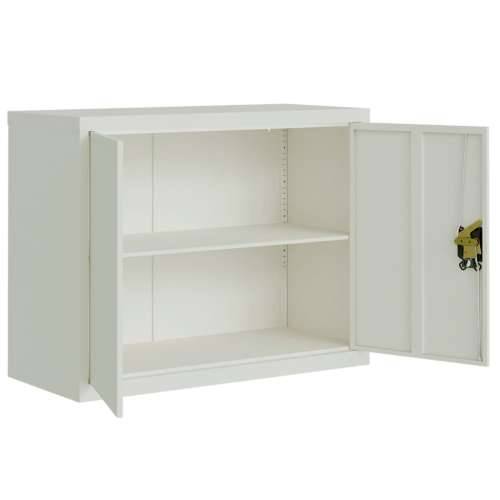 Ormarić za spise svjetlosivi 90 x 40 x 110 cm čelični - Svjetlosiva 90 x 40 x 110 cm 1 Cijena