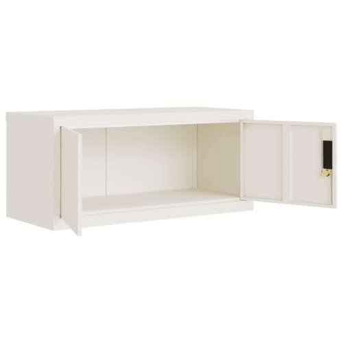 Ormarić za spise bijeli 90 x 40 x 180 cm čelični - Bijela 90 x 40 x 180 cm 1 Cijena