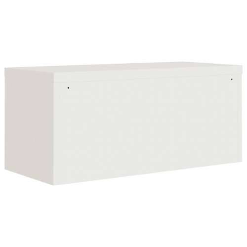 Ormarić za spise bijeli 90 x 40 x 180 cm čelični - Bijela 90 x 40 x 180 cm 1 Cijena