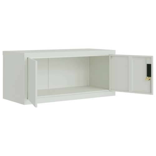 Ormarić za spise svjetlosivi 90 x 40 x 145 cm čelični - Svjetlosiva 90 x 40 x 145 cm 1 Cijena
