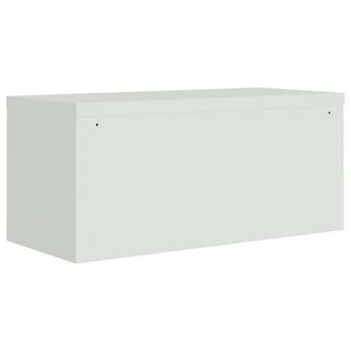 Ormarić za spise svjetlosivi 90 x 40 x 145 cm čelični - Svjetlosiva 90 x 40 x 145 cm 1 Cijena