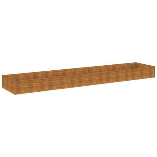 Povišena gredica - Vrtna gredica 482 x 100 x 36 cm od čelika COR-TEN - 482 x 100 x 36 cm 1 Cijena