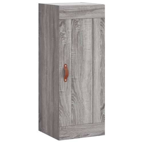 Visoka komoda siva sonome 34,5x34x180 cm od konstruiranog drva - Sivi hrast sonoma 1 2 ladice 2 police Cijena
