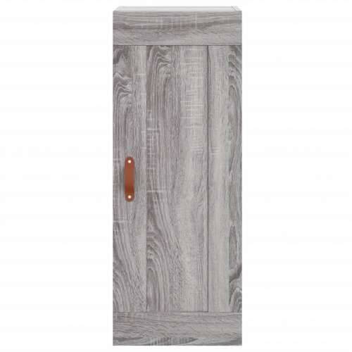 Visoka komoda siva sonome 34,5x34x180 cm od konstruiranog drva - Sivi hrast sonoma 1 2 ladice 2 police Cijena