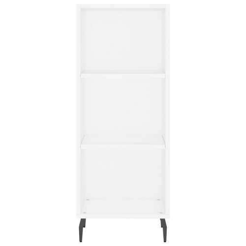 Visoka komoda bijeli 34,5x34x180 cm od konstruiranog drva - Bijela 1 3 police Cijena