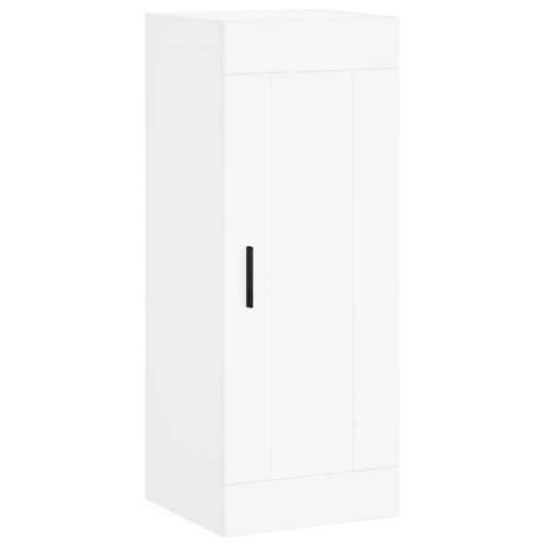 Visoka komoda bijeli 34,5x34x180 cm od konstruiranog drva - Bijela 1 3 police Cijena