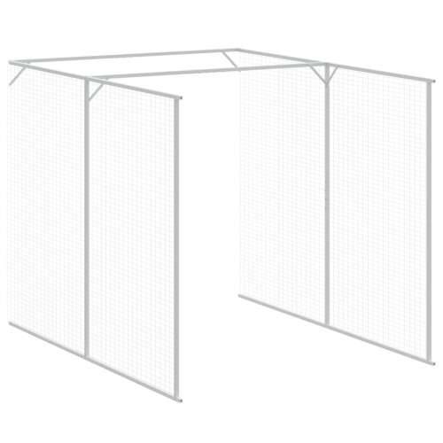 Kućica za pse s igralištem svjetlosiva 165x1271x181 cm čelična - Svjetlosiva 165 x 1271 x 181 cm Cijena