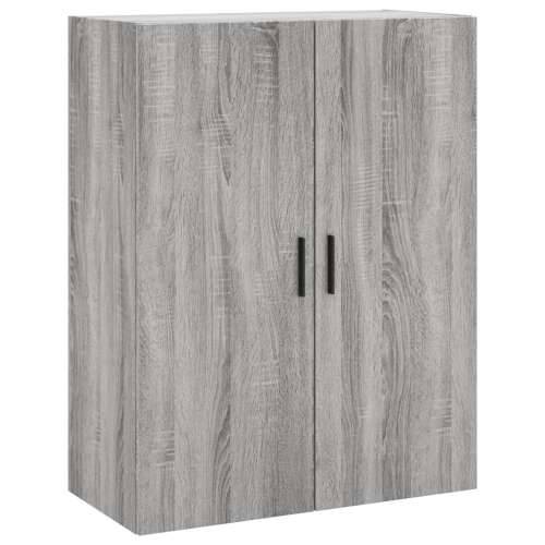 Visoka komoda siva sonome 69,5x34x180 cm od konstruiranog drva - Sivi hrast sonoma 1 3 ladice Cijena