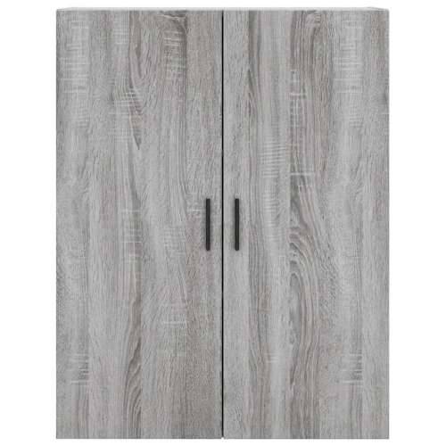Visoka komoda siva sonome 69,5x34x180 cm od konstruiranog drva - Sivi hrast sonoma 1 3 ladice Cijena