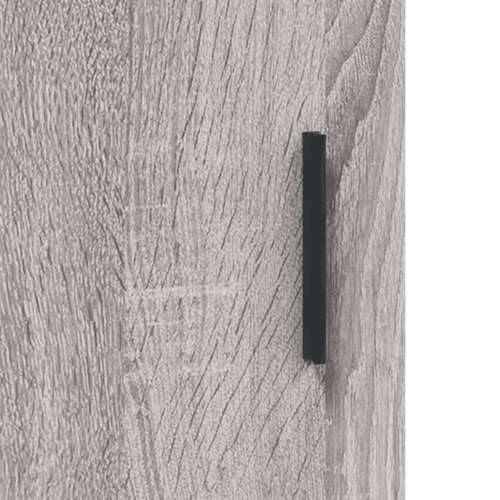 Visoka komoda siva sonome 69,5x34x180 cm od konstruiranog drva - Sivi hrast sonoma 1 3 ladice Cijena