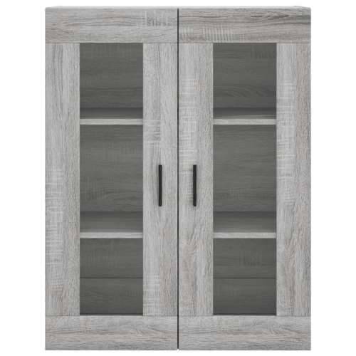 Visoka komoda siva sonome 69,5x34x180 cm od konstruiranog drva - Sivi hrast sonoma 1 3 ladice Cijena