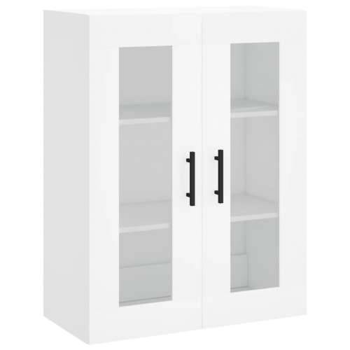 Visoka komoda bijela 69,5x34x180 cm konstruirano drvo - Bijela 1 2 vrata 2 ladice Cijena