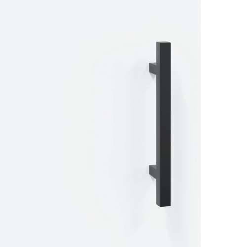 Visoka komoda bijela 69,5x34x180 cm konstruirano drvo - Bijela 1 2 vrata 2 ladice Cijena