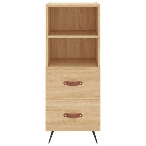 Visoka komoda hrasta sonome 34,5x34x180cm od konstruiranog drva - sonoma hrast 1 2 ladice 2 police Cijena
