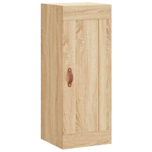 Visoka komoda hrasta sonome 34,5x34x180cm od konstruiranog drva - sonoma hrast 1 2 ladice 2 police Cijena