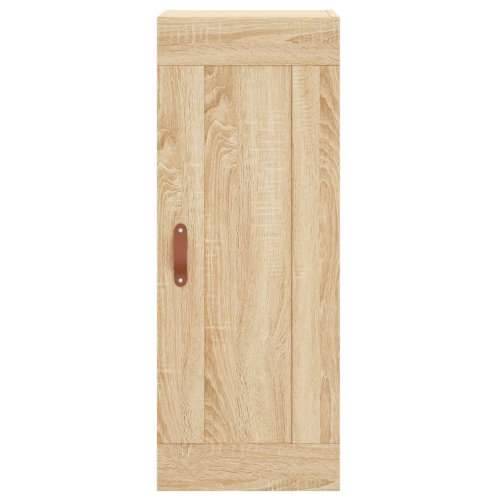 Visoka komoda hrasta sonome 34,5x34x180cm od konstruiranog drva - sonoma hrast 1 2 ladice 2 police Cijena