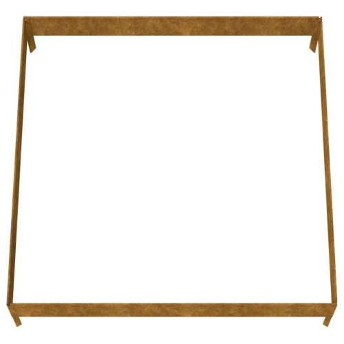 Povišena gredica - Vrtna gredica 100 x 100 x 26 cm od čelika COR-TEN - Otporni čelik / smeđa 100 x 100 x 26 cm 1 Čelik COR-TEN Cijena