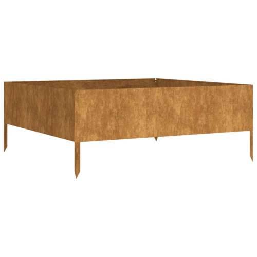 Povišena gredica - Vrtna gredica 100 x 100 x 41 cm od čelika COR-TEN - Otporni čelik / smeđa 100 x 100 x 41 cm 1 Čelik COR-TEN Cijena