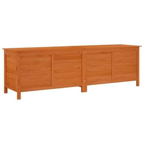 Vrtna kutija za pohranu smeđa 198,5x50x56,5 cm masivna jelovina - Svjetlosmeđa 198.5 x 50 x 56.5 cm Cijena